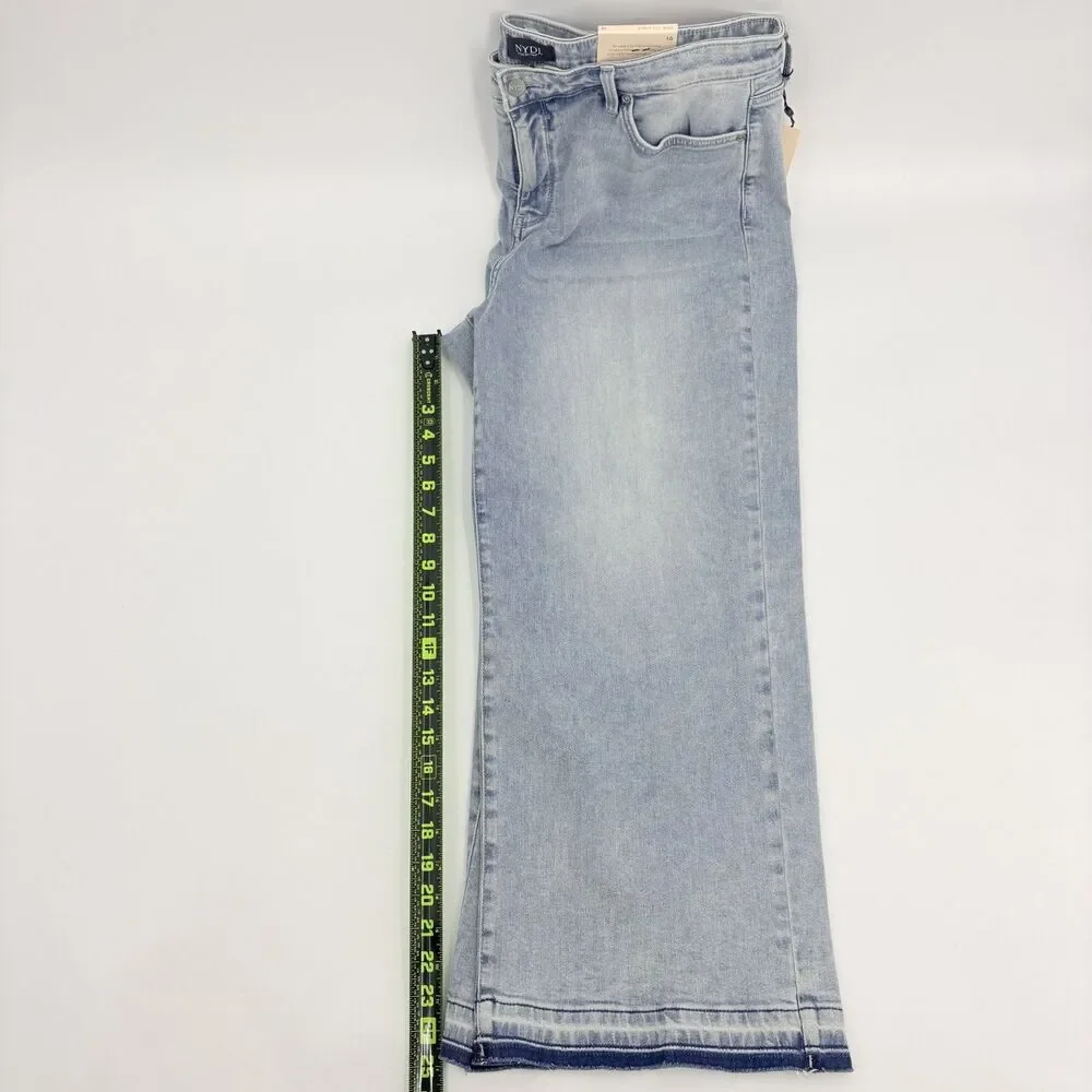 NYDJ Teresa Wide Leg Ankle Jeans Womens Size 16 Boho Summer Casual Travel Norm
